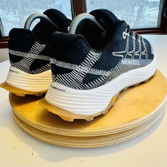 Merrell Womens Moab Flight Black Hiking Shoes Sneakers Size 5.5 - Picture 6 of 8